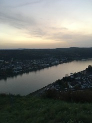 View from Erpeler Ley of Rhine River - above the Ludendorf Bridgehead at Remagen